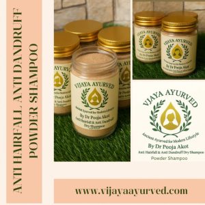 VIJAYA AYURVED ANTI-DANDRUFF POWDER SHAMPOO