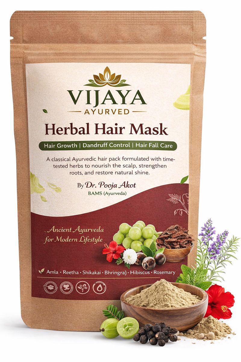 VIJAYA AYURVED HAIR MASK POWDER